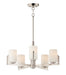 Maxim - 21286SWSN - Five Light Chandelier - Dart - Satin Nickel