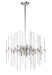 Maxim - 38405CLPN - Eight Light Chandelier - Divine - Polished Nickel