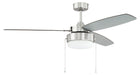 Craftmade - INT52BNK3 - 52"Ceiling Fan - Intrepid - Brushed Polished Nickel
