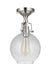 Craftmade - X8308-PLN-C - One Light Semi Flush Mount - State House - Polished Nickel