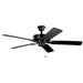 Kichler - 330018SBK - 52"Ceiling Fan - Basics Pro - Satin Black