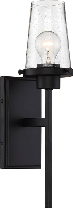 Nuvo Lighting - 60-6679 - One Light Wall Sconce - Rector - Aged Bronze / Clear Seeded