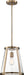 Nuvo Lighting - 60-6697 - One Light Pendant - Bruge - Burnished Brass / Clear
