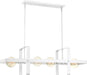 Nuvo Lighting - 60-6725 - Four Light Island Pendant - Prana - White