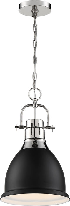 Nuvo Lighting - 60-6751 - One Light Pendant - Watson - Polished Nickel / Matte Black