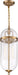 Nuvo Lighting - 60-6913 - Three Light Pendant - Fathom - Vintage Brass / Clear Glass