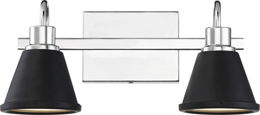 Nuvo Lighting - 62-1472 - LED Vanity - Bette - Polished Nickel / Matte Black