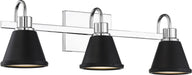 Nuvo Lighting - 62-1473 - LED Vanity - Bette - Polished Nickel / Matte Black