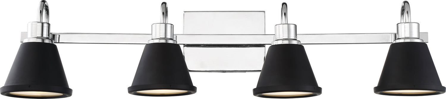 Nuvo Lighting - 62-1474 - LED Vanity - Bette - Polished Nickel / Matte Black