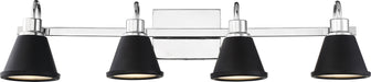 Nuvo Lighting - 62-1474 - LED Vanity - Bette - Polished Nickel / Matte Black