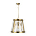 Visual Comfort Studio - P1288BBS - Three Light Pendant - Harrow - Burnished Brass