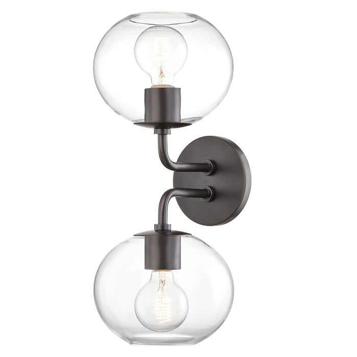 Mitzi - H270102-OB - Two Light Wall Sconce - Margot - Old Bronze