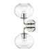 Mitzi - H270102-PN - Two Light Wall Sconce - Margot - Polished Nickel