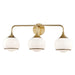 Mitzi - H281303-AGB - Three Light Bath and Vanity - Reese - Aged Brass