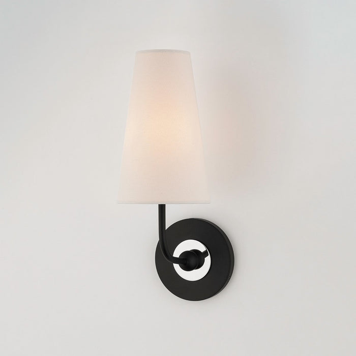 Mitzi - H318101-PN/BK - One Light Wall Sconce - Merri - Polished Nickel/Black