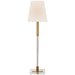 Visual Comfort Signature - CHA 8989AB/CG-L - One Light Buffet Lamp - Reagan - Antique-Burnished Brass and Crystal