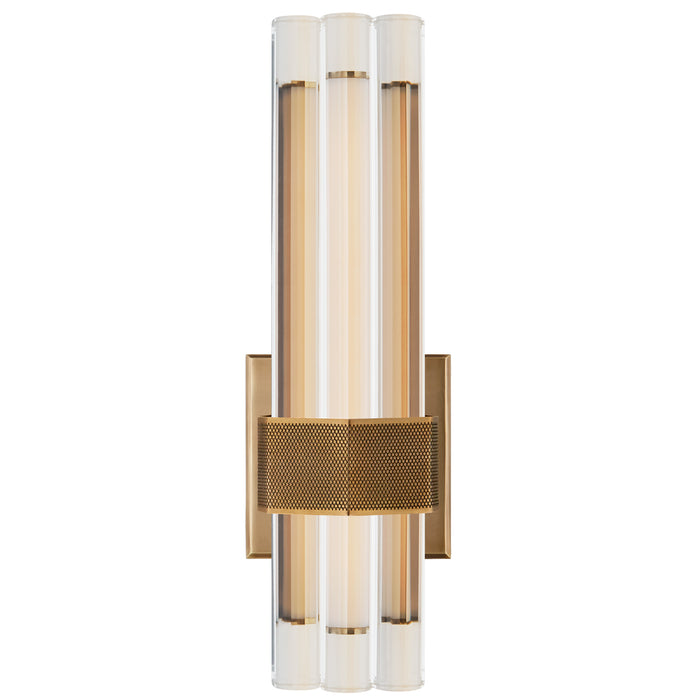 Visual Comfort Signature - LR 2907HAB-CG - LED Wall Sconce - Fascio - Hand-Rubbed Antique Brass
