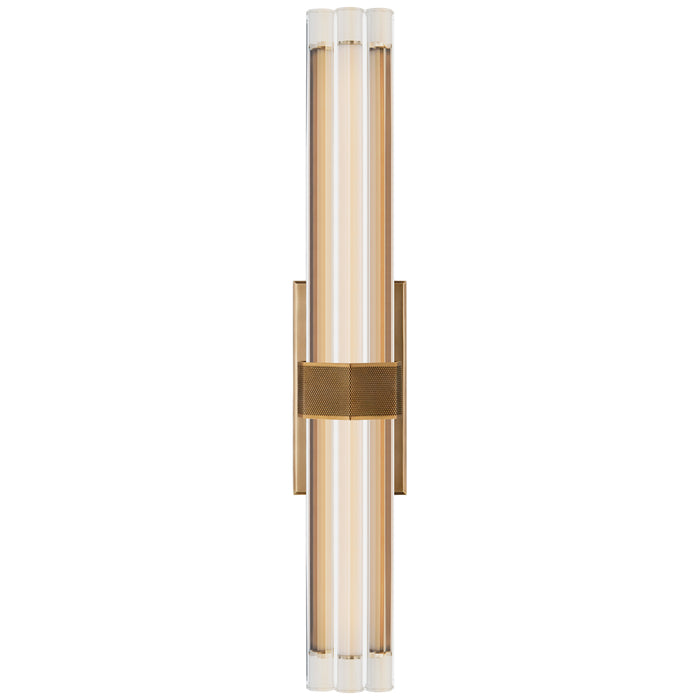 Visual Comfort Signature - LR 2910HAB-CG - LED Wall Sconce - Fascio - Hand-Rubbed Antique Brass