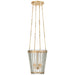 Visual Comfort Signature - S 5652HAB-AM - Four Light Chandelier - Cadence - Hand-Rubbed Antique Brass