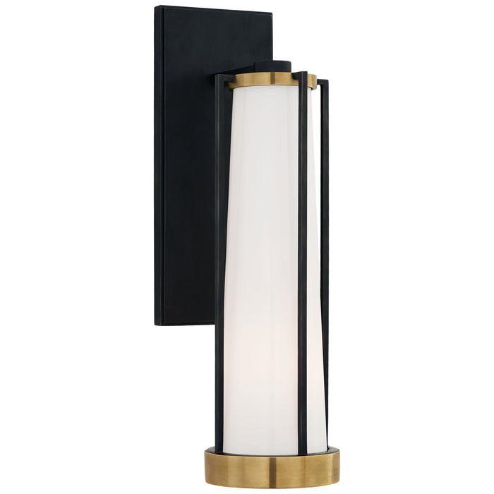 Visual Comfort Signature - TOB 2275BZ/HAB-WG - LED Wall Sconce - Calix - Bronze and Brass