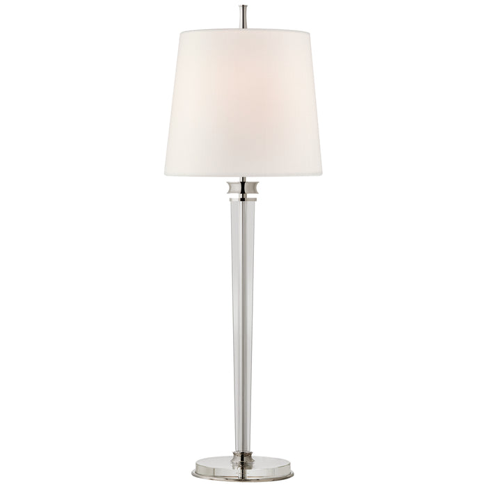 Visual Comfort Signature - TOB 3943PN-L - One Light Buffet Lamp - Lyra - Polished Nickel and Crystal
