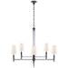 Visual Comfort Signature - TOB 5943BZ-L - Eight Light Chandelier - Lyra - Bronze and Crystal