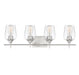 Savoy House - 8-4030-4-SN - Four Light Bath Bar - Octave - Satin Nickel