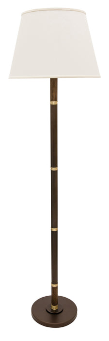 House of Troy - BA700-CHB - One Light Floor Lamp - Barton - Chestnut Bronze With Satin Brass