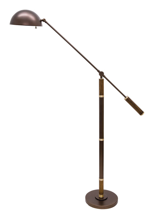 House of Troy - BA701-CHB - One Light Floor Lamp - Barton - Chestnut Bronze With Satin Brass