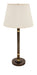 House of Troy - BA750-CHB - One Light Table Lamp - Barton - Chestnut Bronze With Satin Brass