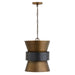 Capital Lighting - 330416PZ - One Light Pendant - Loren - Patinaed Brass and Dark Zinc