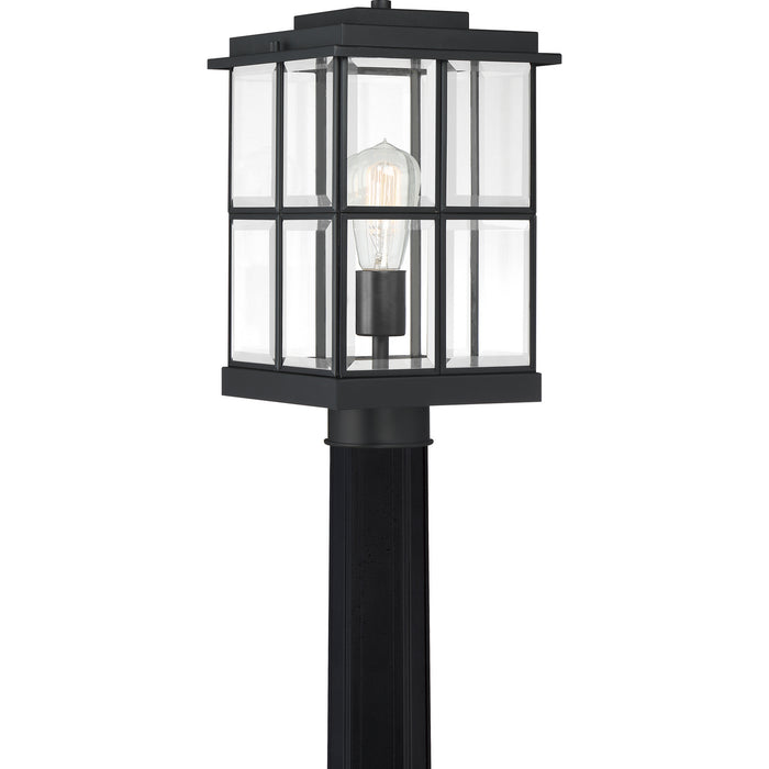 Quoizel - MGN9008MBK - One Light Outdoor Post Mount - Mulligan - Matte Black