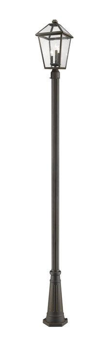 Z-Lite - 579PHBR-519P-ORB - Three Light Outdoor Post Mounted Fixture - Talbot - Oil Rubbed Bronze