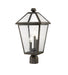 Z-Lite - 579PHBR-ORB - Three Light Outdoor Post Mount Fixture - Talbot - Oil Rubbed Bronze