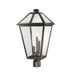 Z-Lite - 579PHXLR-ORB - Three Light Outdoor Post Mount Fixture - Talbot - Oil Rubbed Bronze