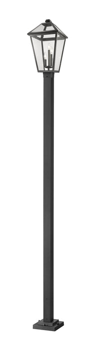 Z-Lite - 579PHXLS-536P-BK - Three Light Outdoor Post Mounted Fixture - Talbot - Black