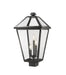 Z-Lite - 579PHXLS-BK - Three Light Outdoor Post Mount Fixture - Talbot - Black