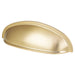 Folklore 3 inch CC Modern Brushed Gold Cup Pull