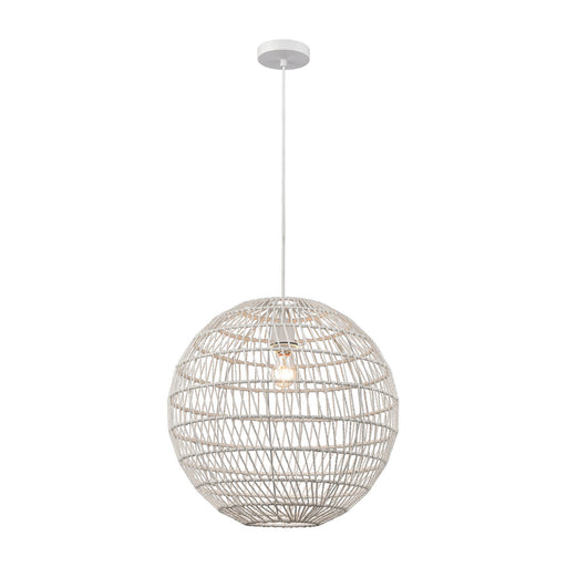 ELK Home - 1223-028 - One Light Pendant - Simoom - White