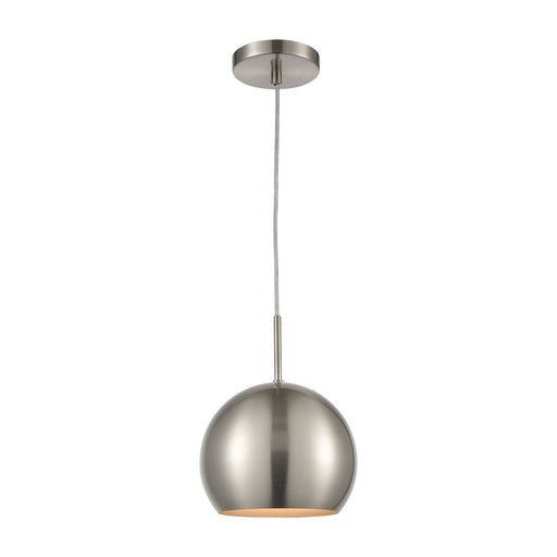 ELK Home - D4325 - One Light Mini Pendant - Salt Rim - Brushed Nickel