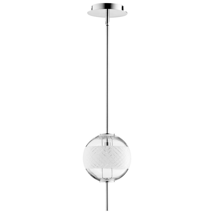 Cyan - 10048 - LED Pendant - Polished Nickel