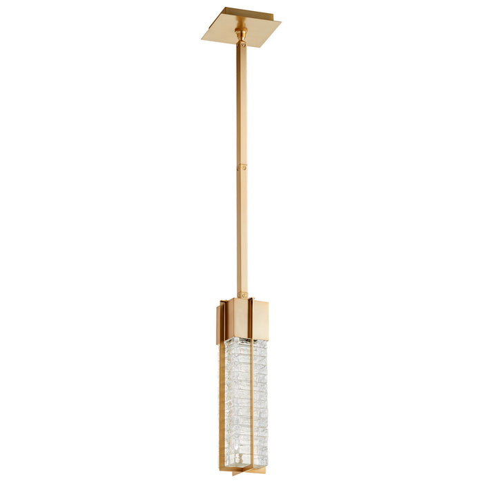 Cyan - 10067 - LED Pendant - Aged Brass