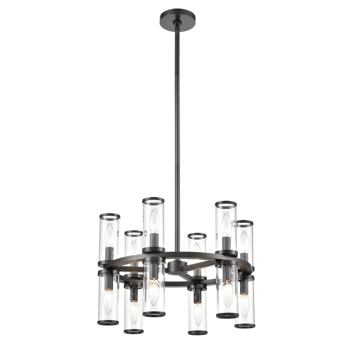 Alora - CH309066UBCG - 12 Light Chandelier - Revolve - Clear Glass/Urban Bronze