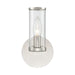 Alora - WV309001PNCG - One Light Wall Sconce - Revolve - Clear Glass/Polished Nickel