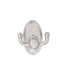 Emtek Traditional Brass Double Hook, Oval Rosette