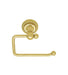 Emtek Traditional Brass Paper Holder Bar Style, Rope Rosette