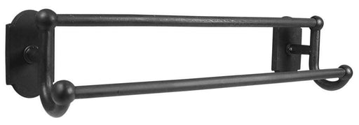 Emtek Bronze Dbl Towel Bar 18", #1 Rosette