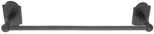 Emtek Bronze Sgl Towel Bar 18", #1 Rosette