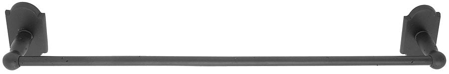 Emtek Bronze Sgl Towel Bar 30", #1 Rosette