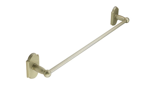 Emtek Bronze Sgl Towel Bar 30", #1 Rosette
